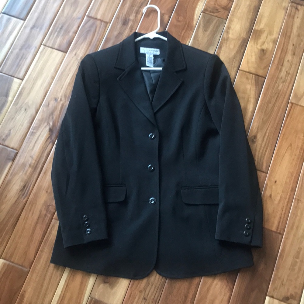 Sag Harbor Black Blazer EUC